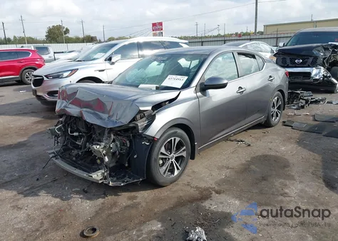 2021 Nissan Sentra Sv Xtronic Cvt из США, поврежденный, VIN 3N1AB8CV3MY257320